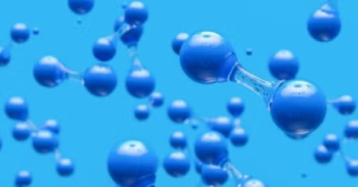 Blue droplets
